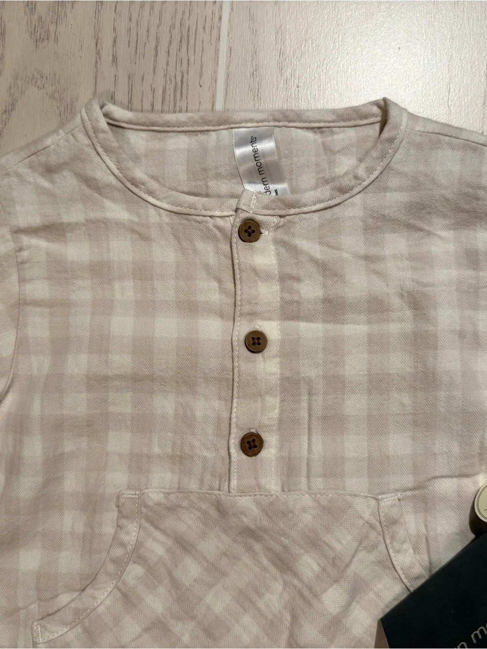Modern Moments Gerber Baby Boy 18M Plaid Romper Bundle NWT‎